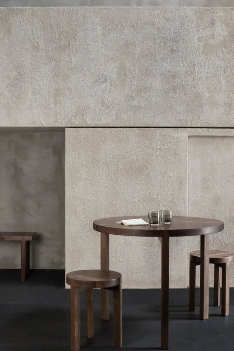 valerie_objects Solid bänk, 200 cm, valnöt