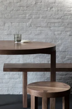 valerie_objects Solid bänk, 200 cm, valnöt