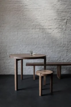 valerie_objects Solid bänk, 200 cm, valnöt