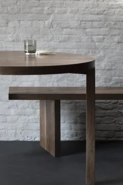 valerie_objects Solid matbord, 90 cm, valnöt