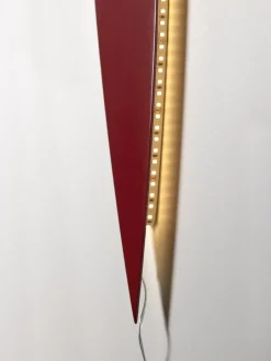 valerie_objects Tramonto 04 vägglampa, mörkröd