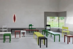 valerie_objects Tramonto 04 vägglampa, mörkröd