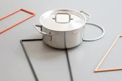 valerie_objects Underlägg, 4 st, lackerat stål, flerfärgade