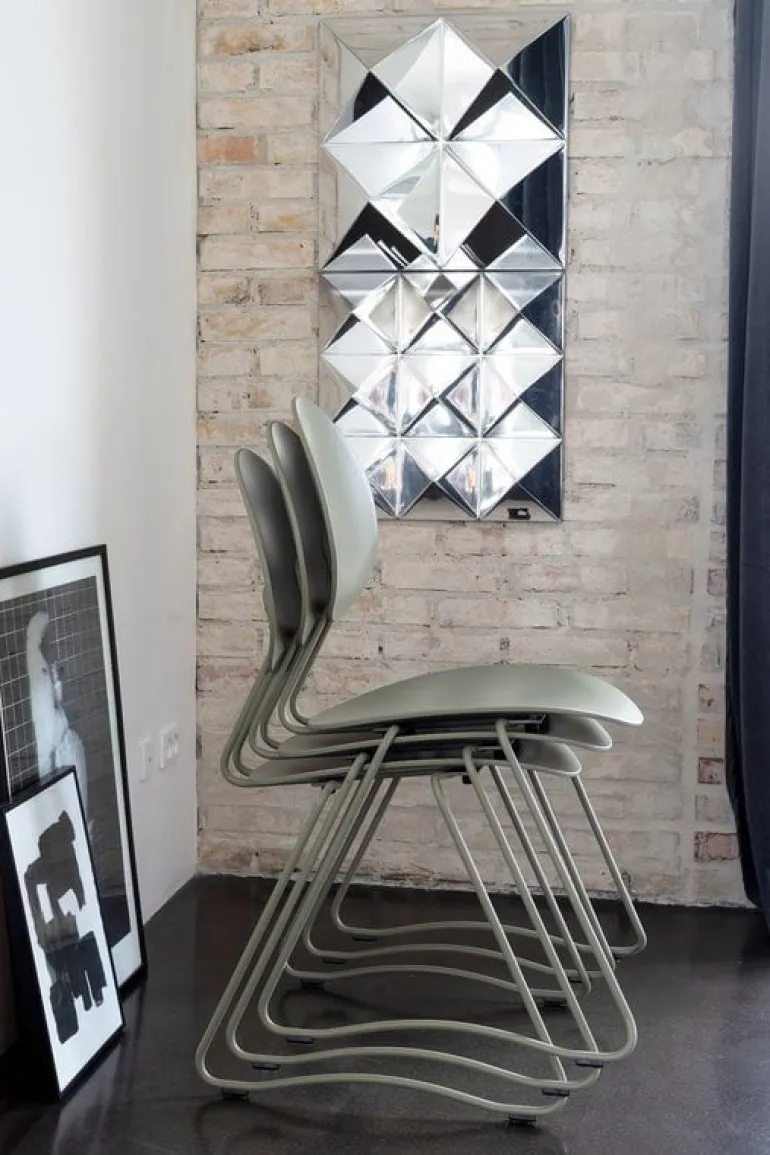 Verpan Flex stol, grå