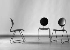 Verpan Flex stol, svart