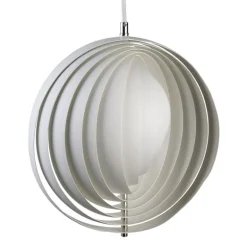 Verpan Moon pendellampa 34 cm, vit
