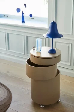 Verpan Pantop bordslampa 23 cm, matt klassisk blå