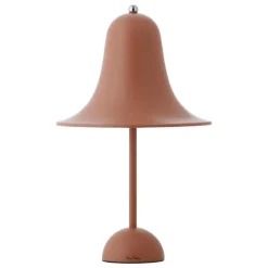 Verpan Pantop bordslampa, 23 cm, matt terrakotta