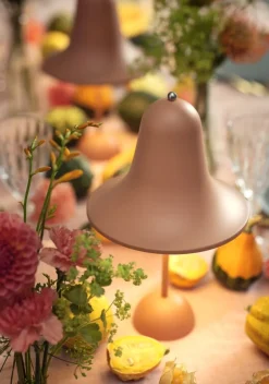 Verpan Pantop bärbar bordslampa, 18 cm, matt terrakotta