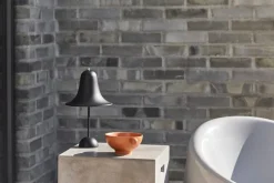 Verpan Pantop bärbar bordslampa, 18 cm, mattsvart