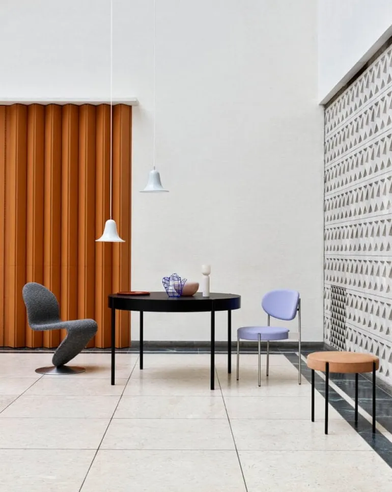 Verpan Pantop hänglampa 23 cm, matt vit