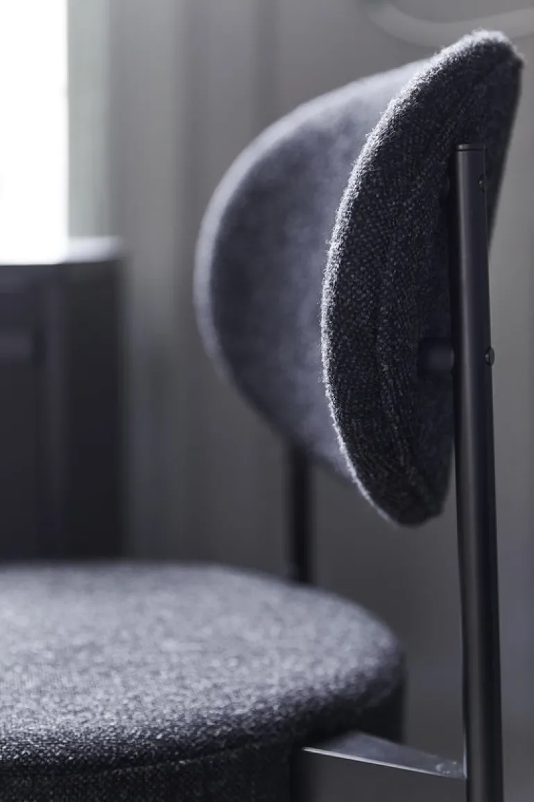 Verpan Series 430 barstol, mörkgrå