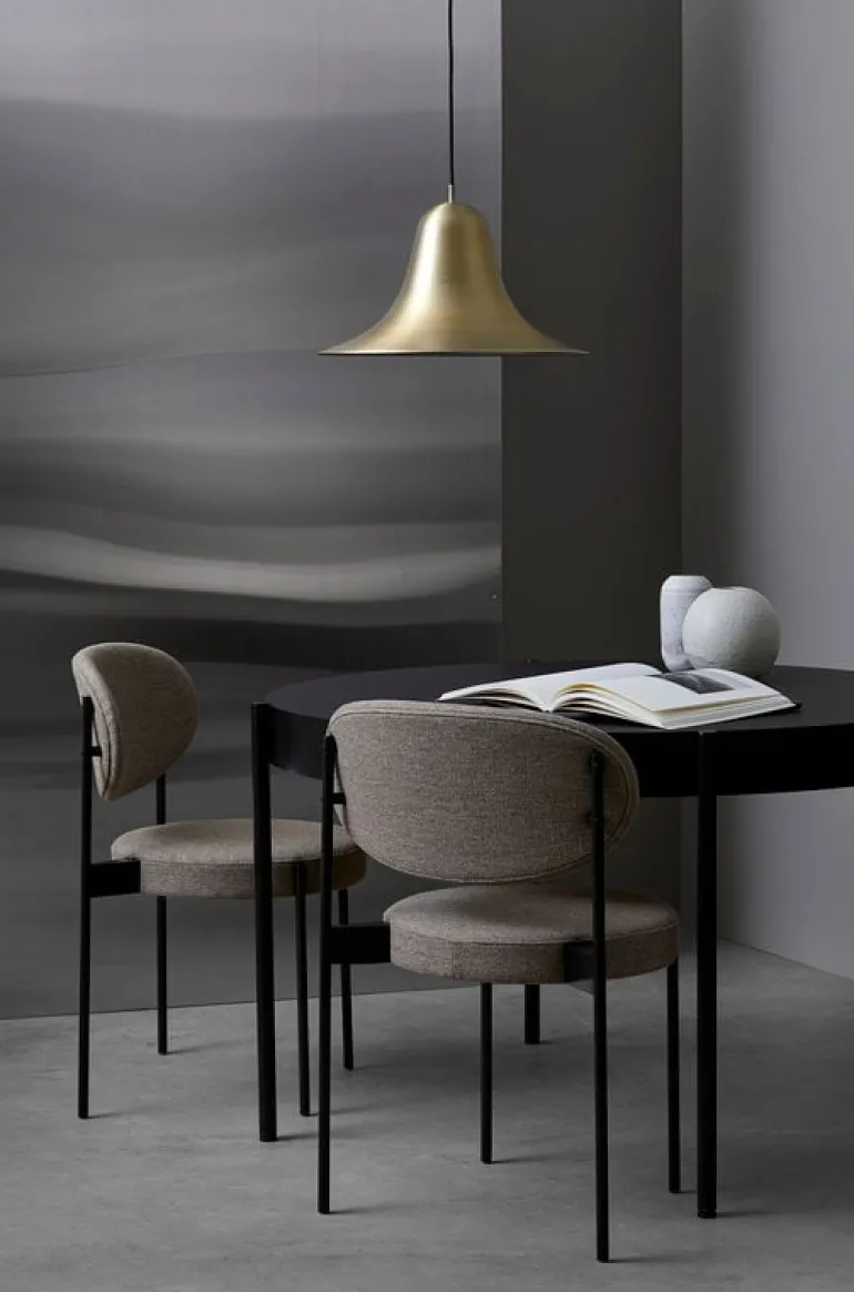 Verpan Series 430 matbord 120 cm, svart laminat