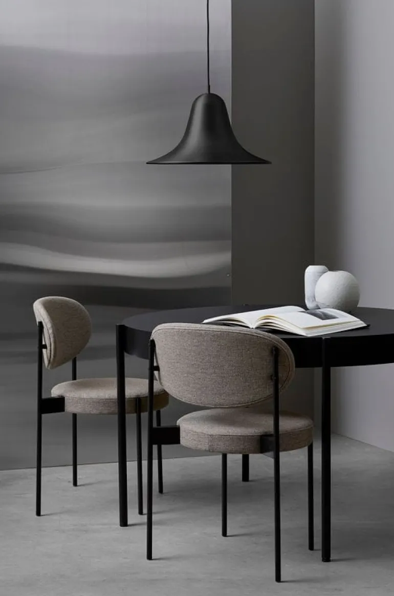 Verpan Series 430 matbord 120 cm, svart laminat