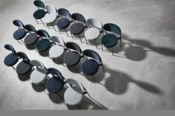 Verpan Series 430 stol, mörkblå