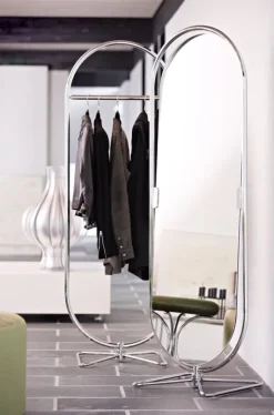 Verpan System 1-2-3 spegel, krom