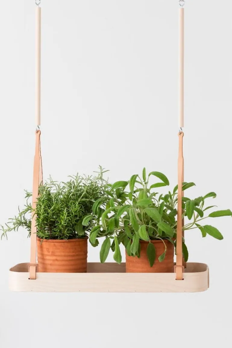 Verso Design Tuokko hängande hylla, björk - mörkgrå