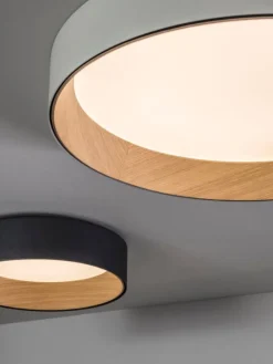 Vibia Duo 4870 taklampa, grafit