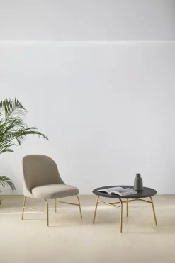 Viccarbe Aleta loungefåtölj, mässing - Gaudi 05