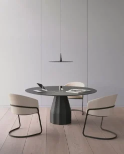 Viccarbe Burin bord, 150 cm, svart - lackerad svart