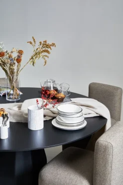 Viccarbe Burin bord, 120 cm, svart - svart laminat