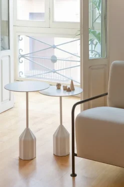 Viccarbe Burin Mini sidobord 36 cm, vit