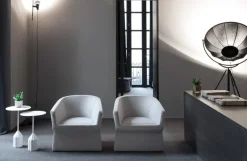 Viccarbe Burin Mini sidobord 36 cm, vit