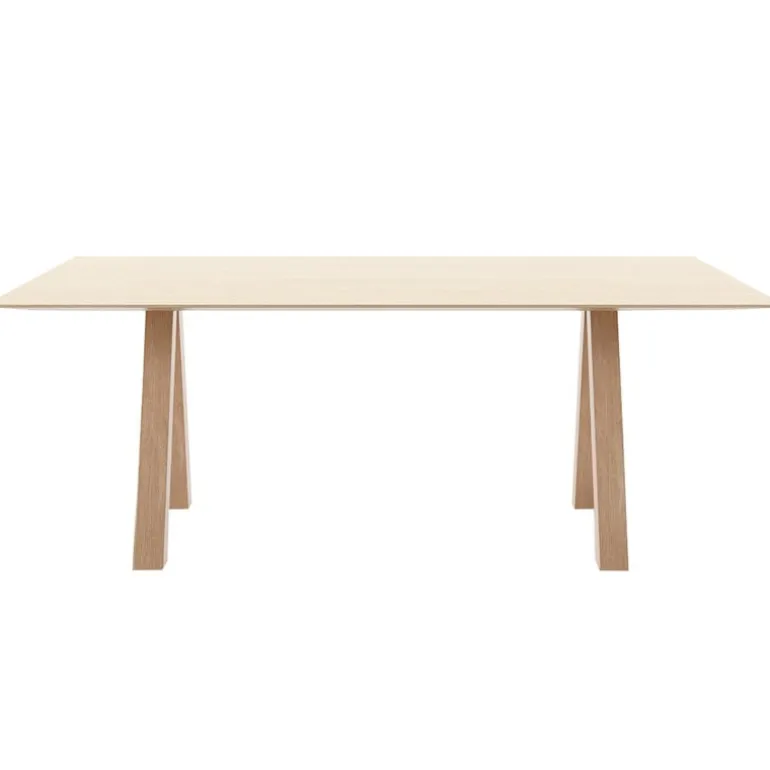 Viccarbe Trestle bord 200 x 90 cm, matt ek