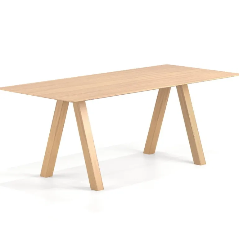 Viccarbe Trestle bord 200 x 90 cm, matt ek