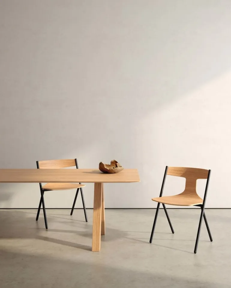 Viccarbe Trestle bord 200 x 90 cm, matt ek