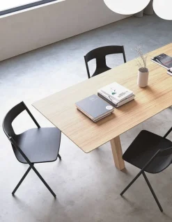 Viccarbe Trestle bord 200 x 90 cm, matt ek