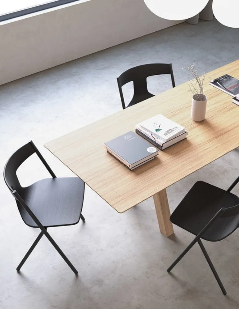 Viccarbe Trestle bord 200 x 90 cm, matt ek