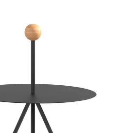 Viccarbe Trino bord, svart - ekhandtag