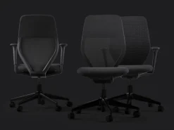 Vitra ACX Light arbetsstol, djupsvart - nero