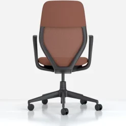 Vitra ACX Mesh arbetsstol, djupsvart - terrakotta