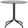 Vitra Belleville bord, runt, svart