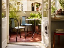 Vitra Belleville bord, runt, svart