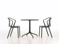 Vitra Belleville bord, runt, svart