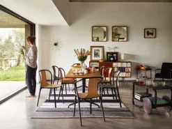 Vitra Belleville fåtölj, ek - svart