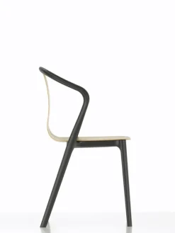Vitra Belleville fåtölj, ek - svart