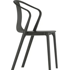 Vitra Belleville fåtölj, svartbetsad ask - svart