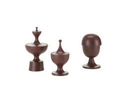 Vitra Ceramic Container 1, mörk aubergine