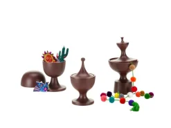 Vitra Ceramic Container 1, mörk aubergine