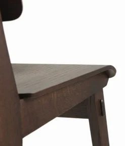 Vitra Chaise Tout Bois stol, mörkbetsad ek