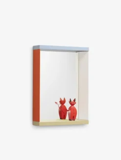 Vitra Colour Frame spegel, liten, blå - orange