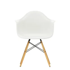 Vitra Eames DAW stol, cotton white RE - lönn