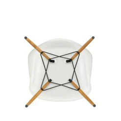 Vitra Eames DAW stol, cotton white RE - lönn
