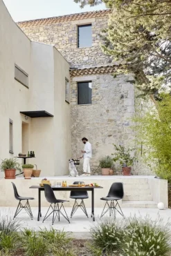 Vitra Eames DSR stol, deep black RE - basic dark