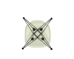 Vitra Eames DSR stol, fiberglas, parchment - svart