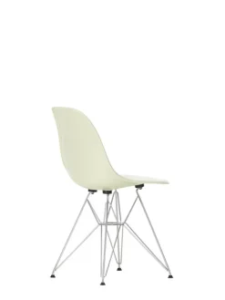 Vitra Eames DSR stol, fiberglas, parchment - krom